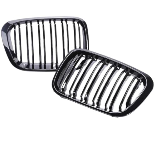 Grille de rein avant 4 dual gloss black calandre de voiture Série 3 E46
