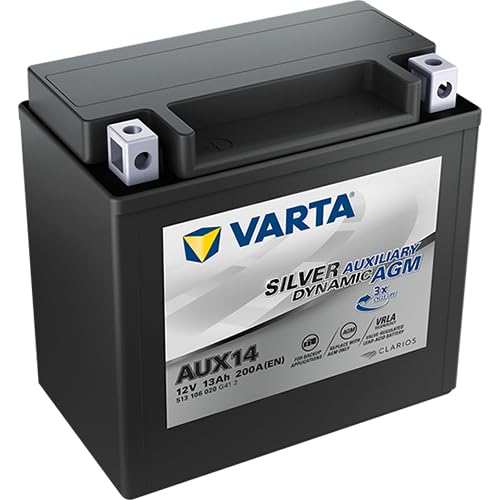★VARTA★ AUX14 AGMバッテリー 12V 13Ah 200A★ VARTA AUX14 12V 13AH 200A VRLA AGM Auxiliary Battery - A0009829308