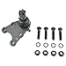 TRQ Front Steering & Suspension Kit Ball Joint Steering Rack & Pinion Bellow Sway Bar Stabilizer Link Tie Rod Compatible with 2004-2006 Chevrolet Colorado GMC Canyon
