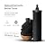 2.25 Gallons NSF Certified AISI 304 Stainless Steel Gravity Water Filter System with 2 Carbon (Black) Filter Elements, 2 POSTreat Steel Fluoride Removal Elements, Free Water Spigot & Teak Wood Stand
