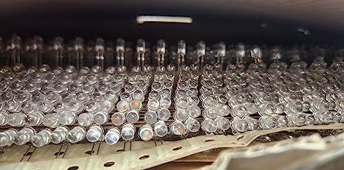 (20PC) LED GB-TB333RTSC-H3 ULTRA RED 5MM WITH STANDOFF TAPE & REEL LUCKY LIGHT