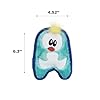 Outward Hound Durablez Minis Stuffing-Free Squeaky Plush Dog Toy for Puppies & Small Dogs - Interactive, Soft Yet Tough, No Mess, Jumbo Squeaker, Long-Lasting Play, Penguin #5