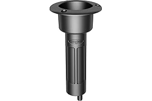 Mate Series Plastic 0° Fishing Rod Holder & Cup Drink Holder with...