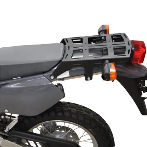 Porte-bagages arrière moto DR 650 idéal pour le camping sauvage
