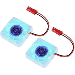 Ventilador Tonsay Seamuing Ventilador Raspberry Pi 4 Ventilador LED 5V 30 mm Disipador de Calor para Raspberry Pi 4B / 3B + / 3B / 2B + (2 Piezas)