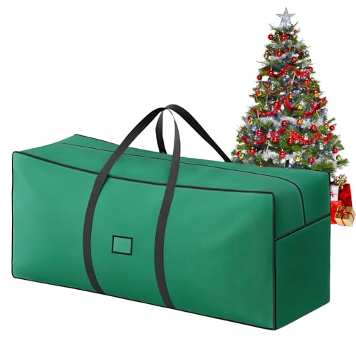 Actoys Bolsa Para Guardar Árbol De Navidad Impermeable, Bolsa Para Árbol De Navidad, Grande Bolsa De Almacenamiento Para Árbol De Navidad, Árbol De Navidad De 210cm Verde, 120 38 50cm