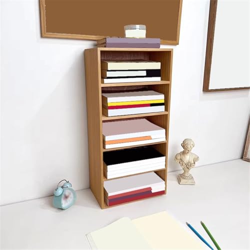 Estantería retro de madera para dormitorio y oficina en casa 3