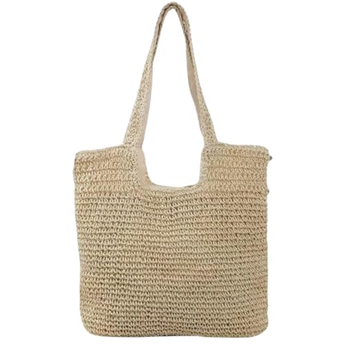 Bolsa de Ombro Feminina Ecológica em Fibra de Celulose Sustentável e Resistente à Água (Bege Claro)