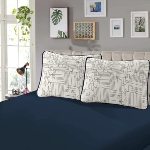 Jogo de Cama Lençol Casal 100% Algodão 3pçs 120 Fios