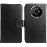 Anybird Schwarz Premium PU Leder Tasche Schutz Hülle Handy Hülle Wallet Cover Etui Ledertasche Für Blackview Fort 1 6.56