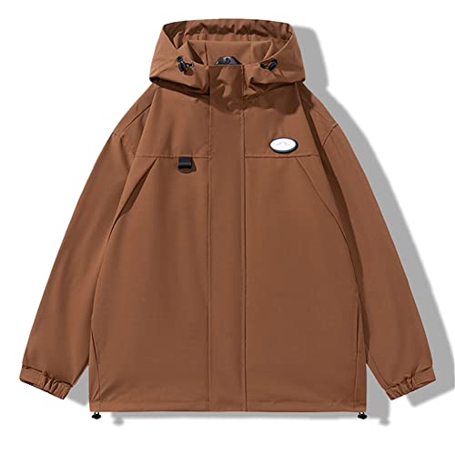 Bomber surdimensionné homme auburn M veste streetwear coupe-vent