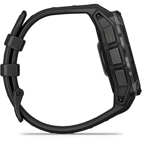 Image of Garmin Instinct 3 50mm, AMOLED Display, Rugged Outdoor GPS Smartwatch, Metal-Reinforced Bezel, Built-in Flashlight, Up to 18 Days of Battery Life, Charcoal