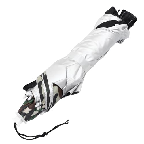 Parapluie de tête camouflage 95 cm en tissu Oxford résistant double couche