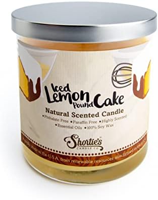  Natural Soy Candle with Iced Lemon Scent for Relaxation
| 100% Soy Candle - Iced Lemon Fragrance - 9 Oz. for Home Scent