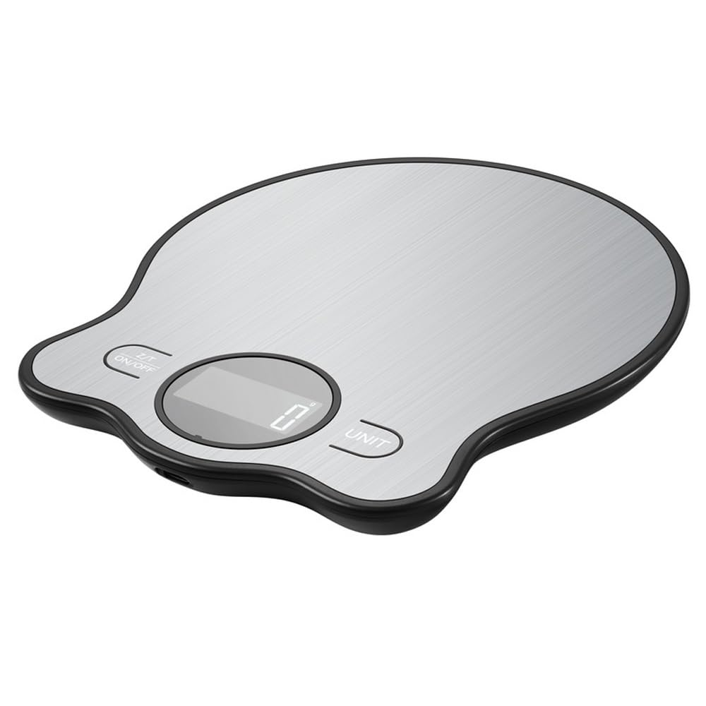 Báscula Digital de Cocina con Pantalla LCD, Báscula Digital de Cocina y Alimentos, Báscula for Onzas y Gramos de Alimentos, Ingredientes Secos y Líquidos(3kg/1g)