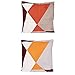 TABLE PASSION - Coussin Quadri Orange 45 cm (1 modèle aléatoire)