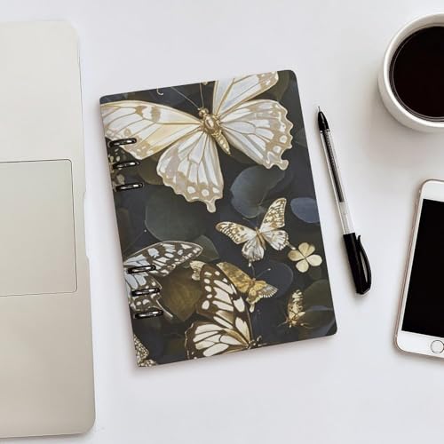 Cuaderno de hojas sueltas A5 recargable duradero para diarios 5