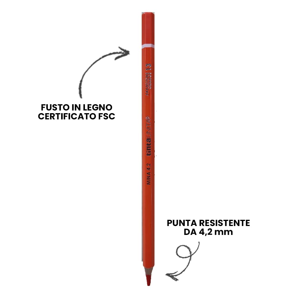 Generico Set 3 pacchi Pastelli Tinta Unita da 24, Multicolore -Mina 4.2 mm