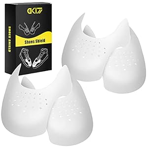 2 Pairs Sneaker Crease Protectors, Against Toe Box Shoe Creases, Anti Wrinkle Sneaker Shoe Crease Guards, Crease…