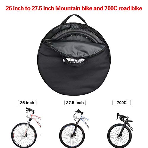 Bike Wheel Bag Wheelset Carrying Bag 26 To 27.5 Inch MTB