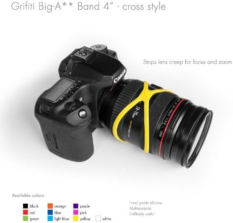 Miniatura 3 de GRIFITI Band Joes X Cross Style 4 pulgadas colores surtidos paquete de 5 bandas de goma elásticas grandes y fuertes para cocinar a presión, oficina,