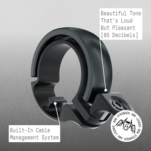 Foto von Knog 11976 Oi Classic S Fahrradklingel, schwarz, S
