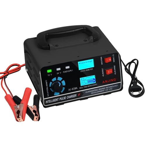 Chargeurs de Batterie, Chargeur de Batterie de Voiture 400W 22A 12V / 24V Chargeur de Batterie de...