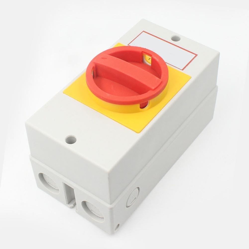 IP65 Industrial Rotary Isolator, 25A 380V Universal Rotary Isolator Switch for Connecting Switches and Disconnecting Small Circuits