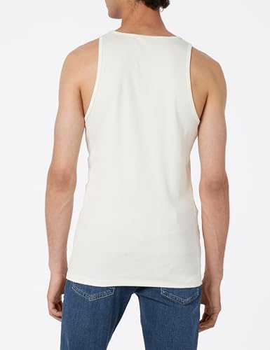 JACK & JONES Jortaormina Rib-Canottiera Uomo, Canotta Elasticizzata A Costine, Girocollo, Basic Estivo