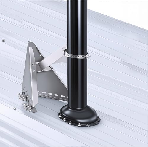 Snow Splitter for Chimneys Lifetime Protection for 1.5-4" Wood Stove for Vent