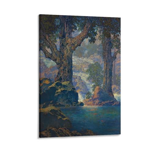 Maxfield Quiet Solitude Parrish Cascades tableau pour une ambiance sereine