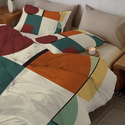 Housse de couette 3D en microfibre douce premium pour parure de lit de luxe 220x240