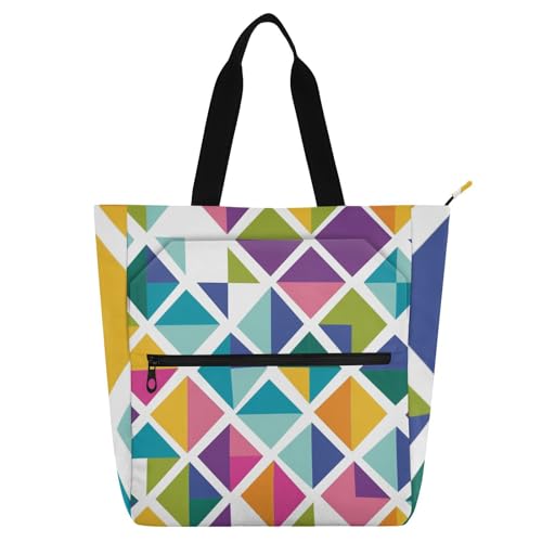 Bolsas de mano para la playa y compras con diseño colorido