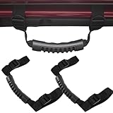 ジープ ラングラー アシストグリップ グラブハンドル ロールバー 2本セット ハンドル 握りやすい指溝設計 CJ YJ TJ JK JL JT 1987-2023 乗降補助