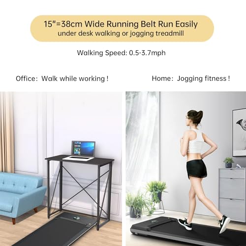 Walking Pad portable con capacidad 265 lbs y motor 2 hp miniatura 3