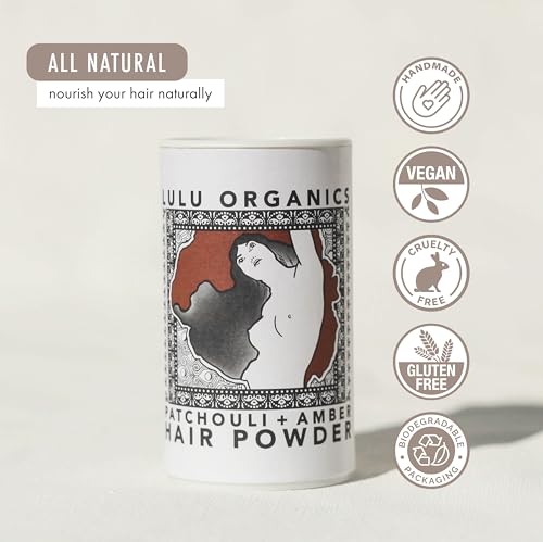 Lulu Organics Dry Shampoo and Hair Powder, All Natural, Paraben Free, Talc Fr...