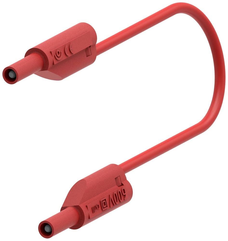 Electro PJP 240-IEC-CD1-100R Test Lead [- ] 1.00 m Red Pack of 1 