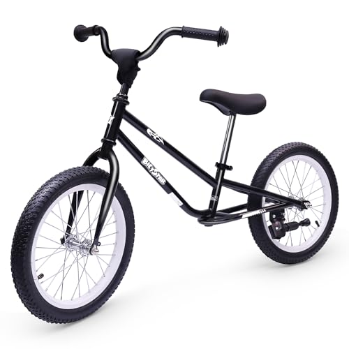 bicystar 16 Inch Kids Balance Bike for 5-8 Year Old, BMX Kids Bike with No...