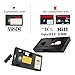 BECBOLDF Cassette Adapter for Camcorders SVHS VHS-C to VHS – Ideal for VCR Player, VHS Tapes, Video Cassette Player and VHS to Digital Converting with 3 Pcs Lens Clean Cloth