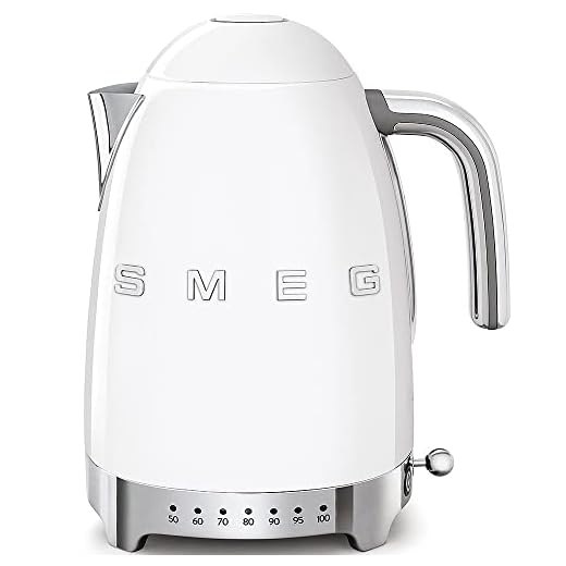 Jug Kettle, LED Display, 7 Temperature Settings, Acoustic Alarm, 3KW, 1.7L, White