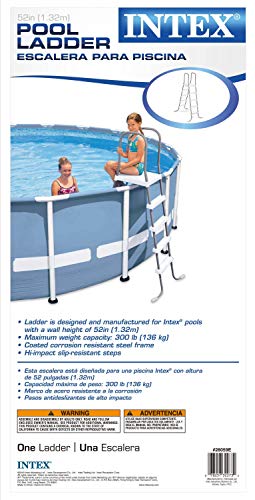 Intex Double-Sided Steel Pool Ladder For 52-Inch Above Ground Pools | 28059E #TOP5