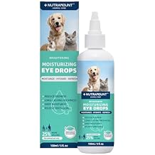 Moisturizing Eye Drops for Dogs, Cats, and Livestock 150ML/5 fl. oz Dry Eye Solution 1 Piece