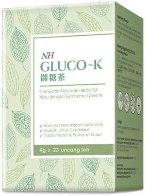 Amazon Com Nh Gluco K Herbal Tea 4g X 46 S This Healthy Blend Comes With A Pleasant Aroma And Taste Making It An Enjoyable Drink To Wind Down With Everyday Grocery Gourmet