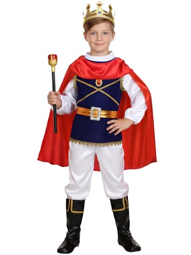 Disfraz de Principe Azul para Niños 6-7 Años miniatura 1