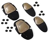 Everdano Tactical Combat Knee & Elbow Protective Pads for Military Airsoft Hunting Pants