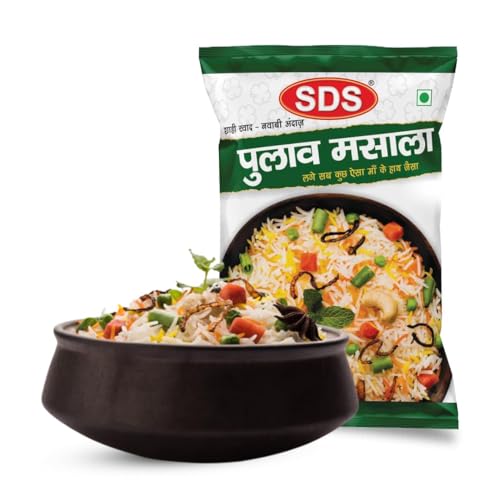Image of SDS Pulav /Pulao Biryani Masala - 50g (Pack of 6) | Perfect for Biryani, Pulao, Fried Rice & Tawa Pulao | Pure, Aromatic & Natural | No Preservatives or Colors
