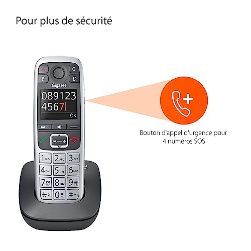 Gigaset E560 Téléphones Sans fil Ecran [Version Française]