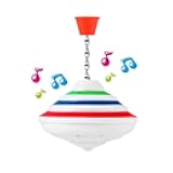 PATKAW Musical Spinning Top for Kids with LED Lights and Music, Light Up Spinning Toy for Toddlers, Interactive Sensory Gyroscope for Birthday Party Favors