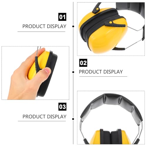 Orejeras protectoras de ruido ajustables y portátiles para estudiar y eventos 7