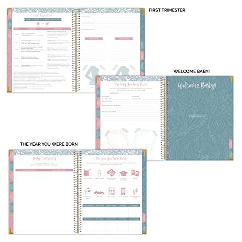 Calendrier de grossesse scrapbooking bébé avec autocollants - 5